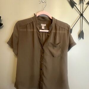 Chico's Sage Green Blouse